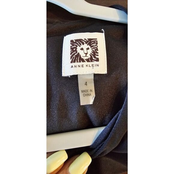 Anne Klein Women's Black Wide Leg Jumpsuit Size 4 - Picture 6 of 9